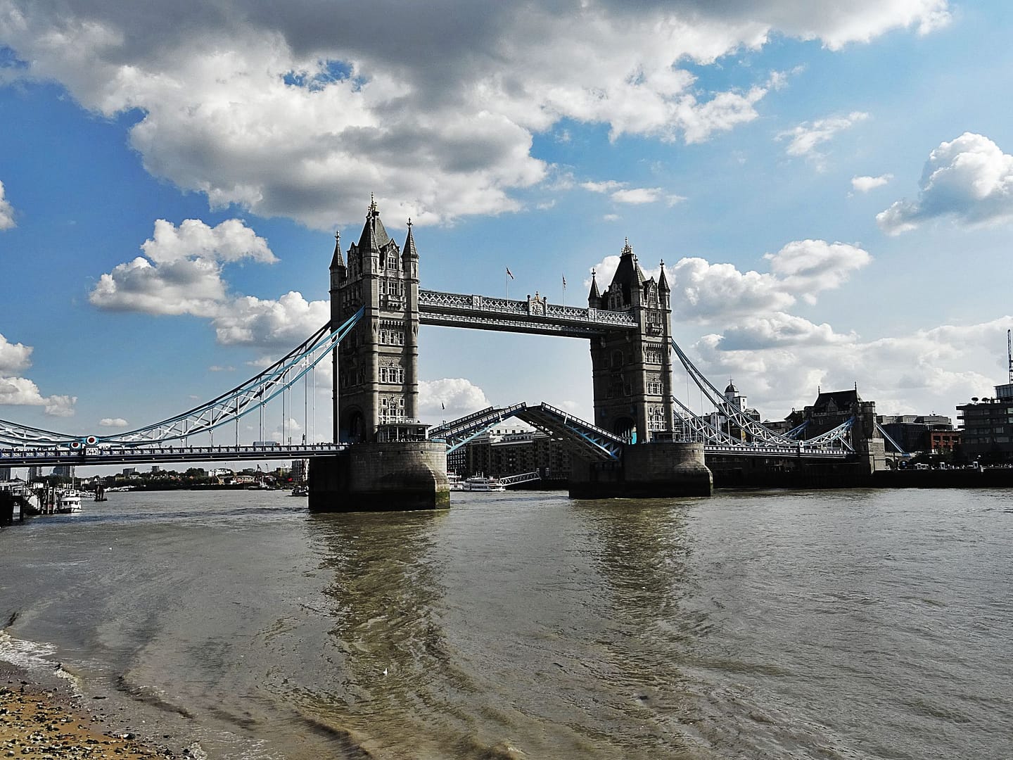 Tower Bridge on the River Thames in London